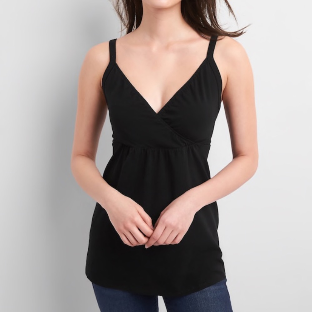 New Gap Maternity nursing crossover cami tank top